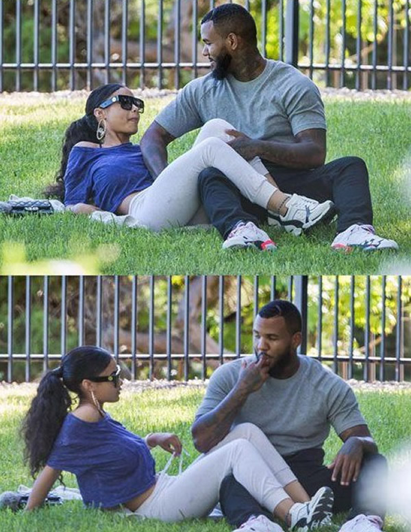 The Game Caught Fingering His Girlfriend At An Open Park Nkonkonsa