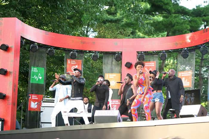 BECCA PROJECTS AFRICA AT 2015 GLOBAL CITIZEN FESTIVAL