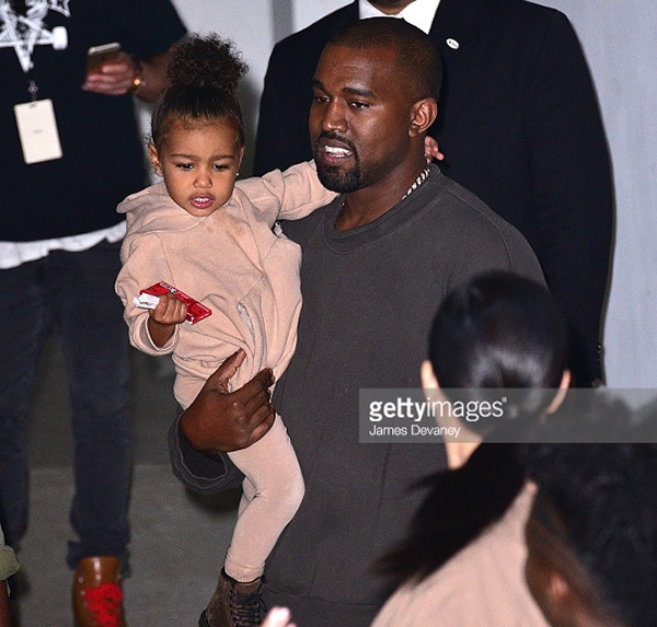 Kanye with North West