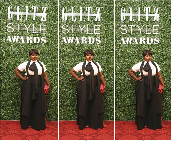 Lydia Forson on the red carpet at Glitz Fashion Awards 2015
