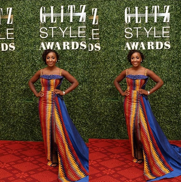 Naa Ashorkor on the red carpet at Glitz Awards 