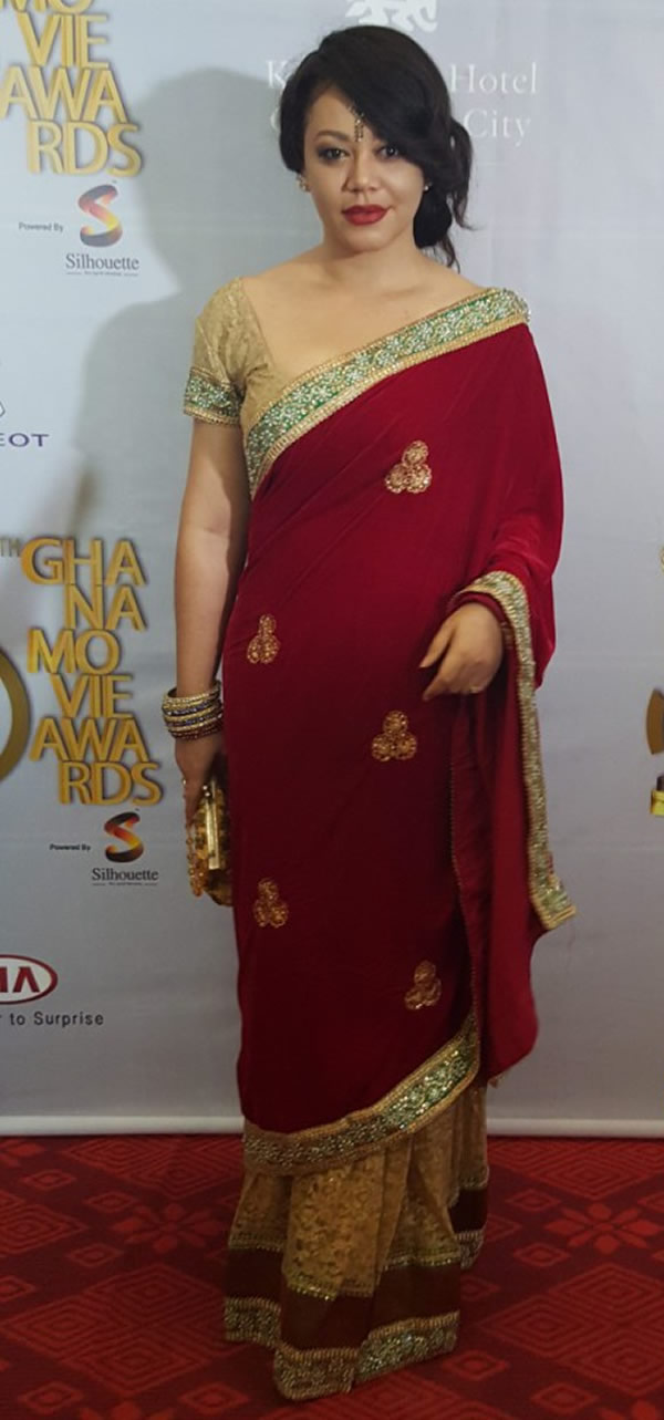 Nadia Buari at Ghana Movie Awards 2015