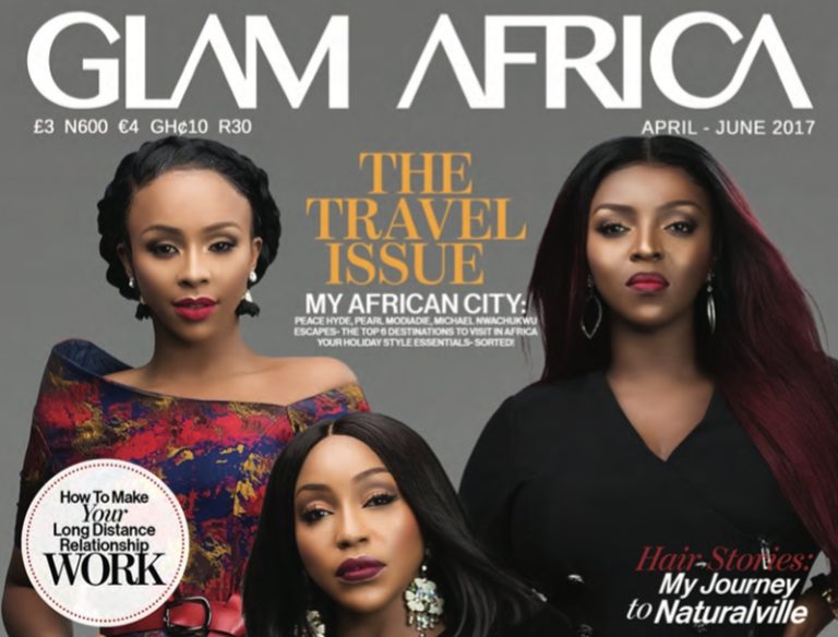 YVONNE OKORO, RITA DOMINIC & BOITY THULO COVER GLAM AFRICA MAGAZINE