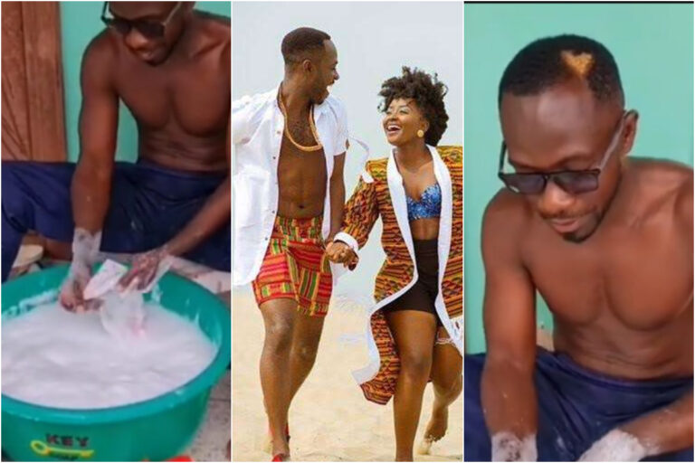 ‘WASHING MY WIFE’S CLOTHES FOR THE FIRST TIME IN 26 YEARS HAS MADE ME APPRECIATE WOMEN BETTER’ – Okyeame Kwame