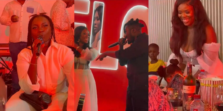 LOVELY MOMENT AS AMERADO PERFORMS FOR DELAY AT HER 40TH BIRTHDAY [VIDEO]