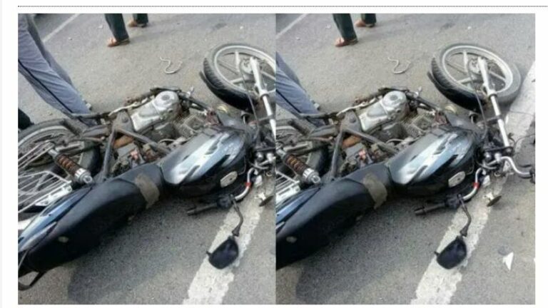 MOTOR RIDER CRASHED TO DEATH IN OBUASI
