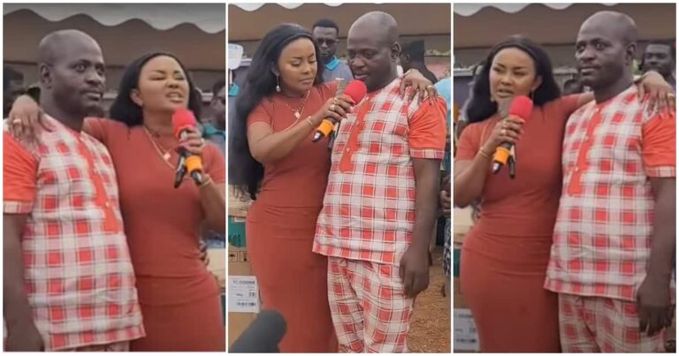 NANA AMA MCBROWN GIFTS BLIND CLASSMATE EXPENSIVE ITEMS TO MARK 45TH BIRTHDAY