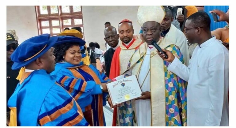 MERCY ASIEDU RECEIVES HONORARY DOCTORATE DEGREE IN THE US